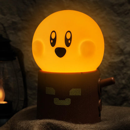 Cute Chibi Flame Lamp, Anime Cozy Lights, Retro Rechargeable Night Light, Decor, Cute Desk Accessories, Gifts