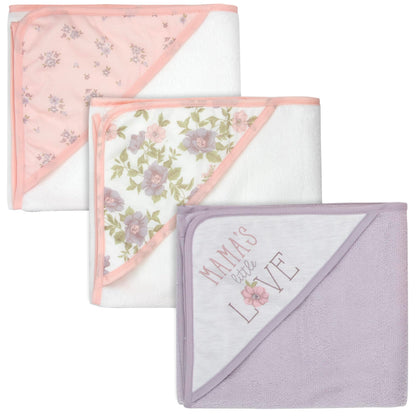 Hooded Baby Bath Towel and Washcloth 6 Piece Set for Newborns, Infants & Toddlers, Boys & Girls Baby Hooded Towels Set