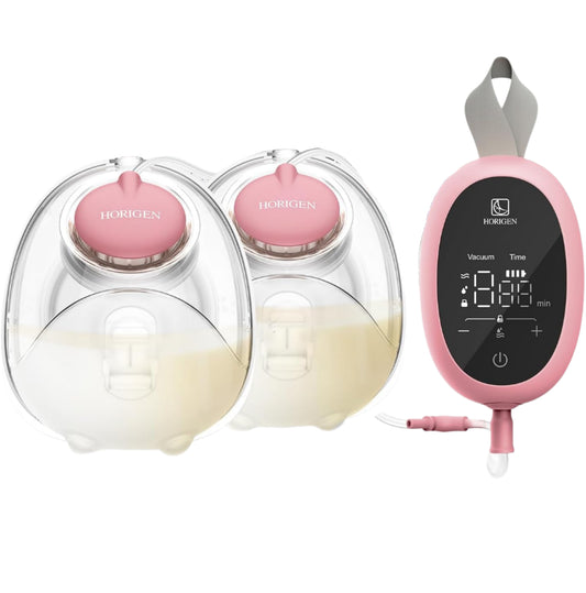 Breast Pump Hands Free D6, Ultra-Lightweight Wearable Breast Pump with Soft Double-Seal Flange - 25mm, Quiet & Leak-Proof Portable Electric Pump, 3 Modes & 9 Levels, Upgraded Low Noise Motor