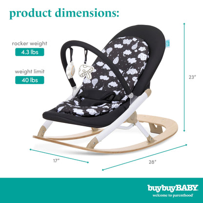 BuyBuy Baby by Evolur SleekSway Portable Rocker in Mint White