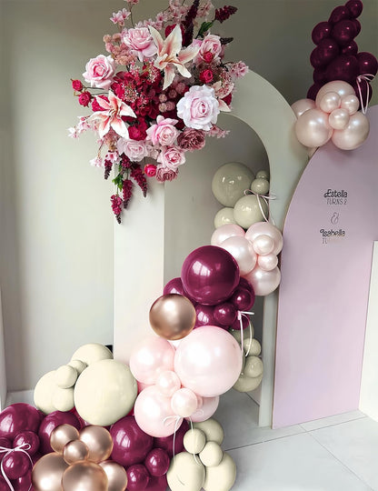 155Pcs Sage Green Arch Kit with Pea Green White Gold Balloons for Baby Shower Bridal Shower Birthday Engagement Wedding Wild One Party Decorations