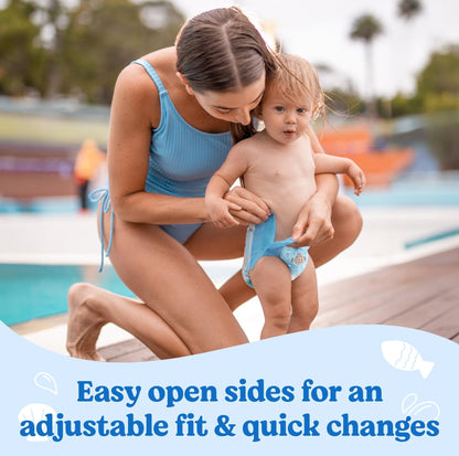Huggies Little Swimmers Disposable Swimming Diapers, Size 4 (24-34 lbs), 18 Ct