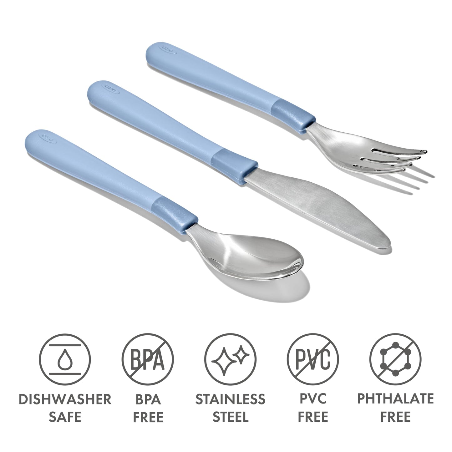 OXO Tot Cutlery for Big Kids - Blossom