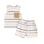 Baby Boy Summer Clothes Striped Tank Tops Camisoles and Shorts Newborn Boys Spring Summer Outfit