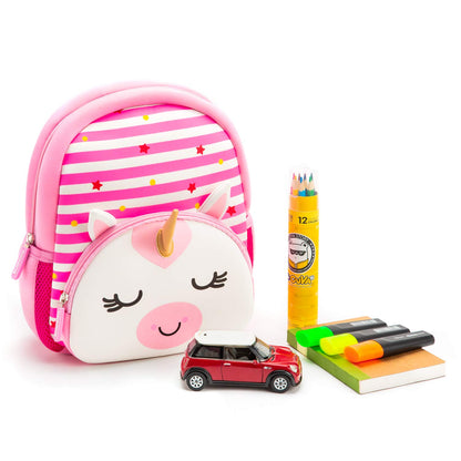 KK CRAFTS Preschool Backpack Toddler Neoprene Animal Schoolbag Lunch backpack for Kids Boys Girls(Dinosaur)