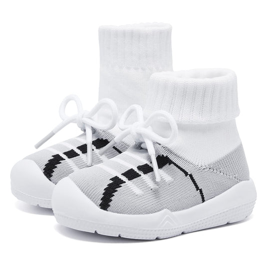 MORENDL Baby Sock Shoes Toddler Sneakers Infant Tennis Slip On Walking Shoes Boys & Girls Non-Slip Slippers