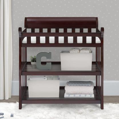 Delta Children Eclipse Changing Table with Changing Pad, White