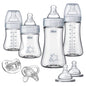 Chicco Duo 5oz. Hybrid Baby Bottle with Invinci-Glass Inside and Plastic Outside | Dishwasher, Bottle Warmer, and Electric Sterilizer Safe | Intui-Latch Nipple | Clear/Grey, 2pk