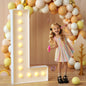 imprsv Marquee Light Up Letters, 3FT Mosaic Letters with Light for Baby Shower Graduation Party Decor, Large A for Engagement Wedding Party Decorations (Need to Assemble)
