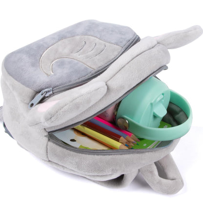 HONGTEYA Toddler Backpack Plush Backpack for Kids Soft Mini Backpack for Girls Animal Elephanet Doll Toys Birthday Easter Christmas kids for Age 1 2 3 4 5