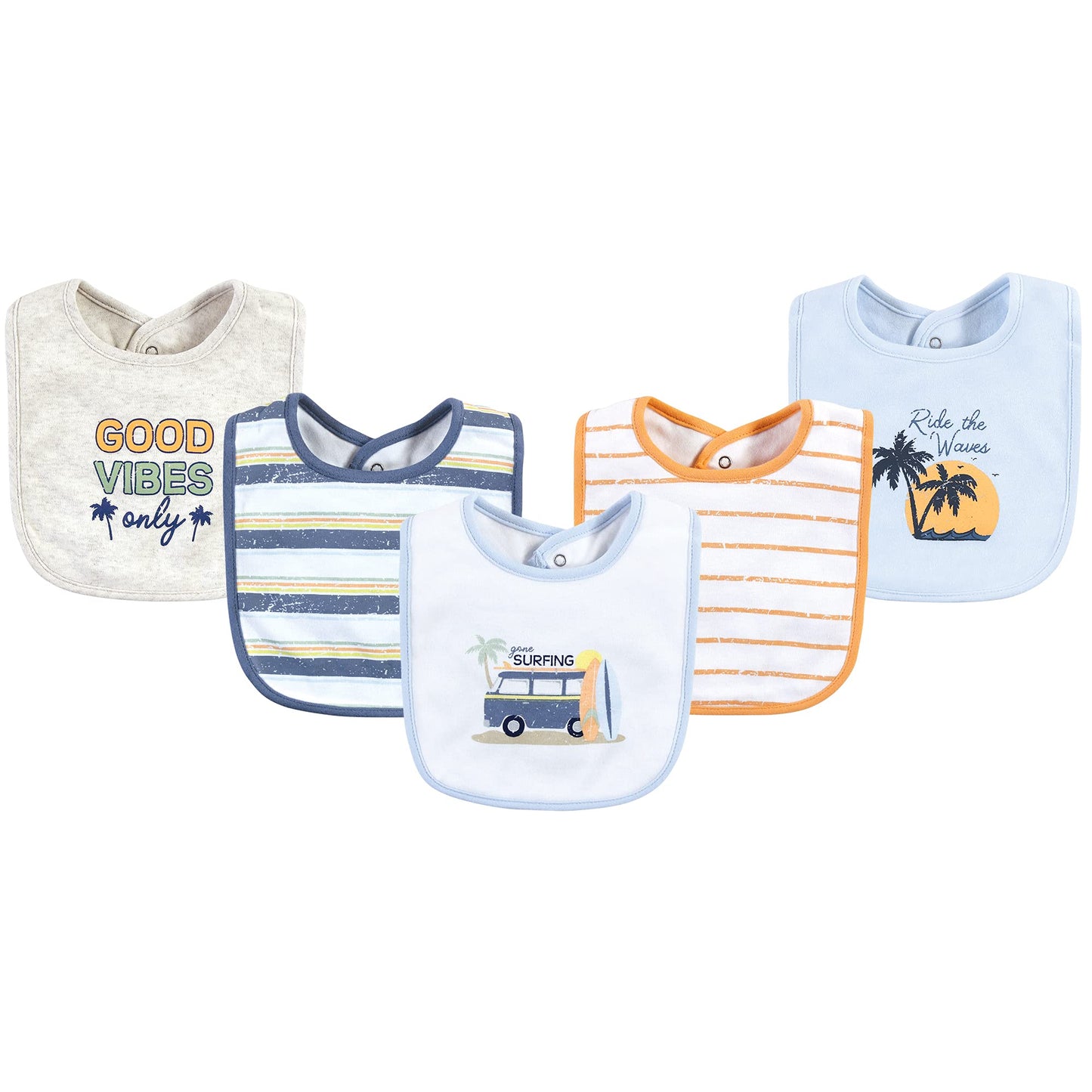 Hudson Baby Unisex BabyCotton Bibs
