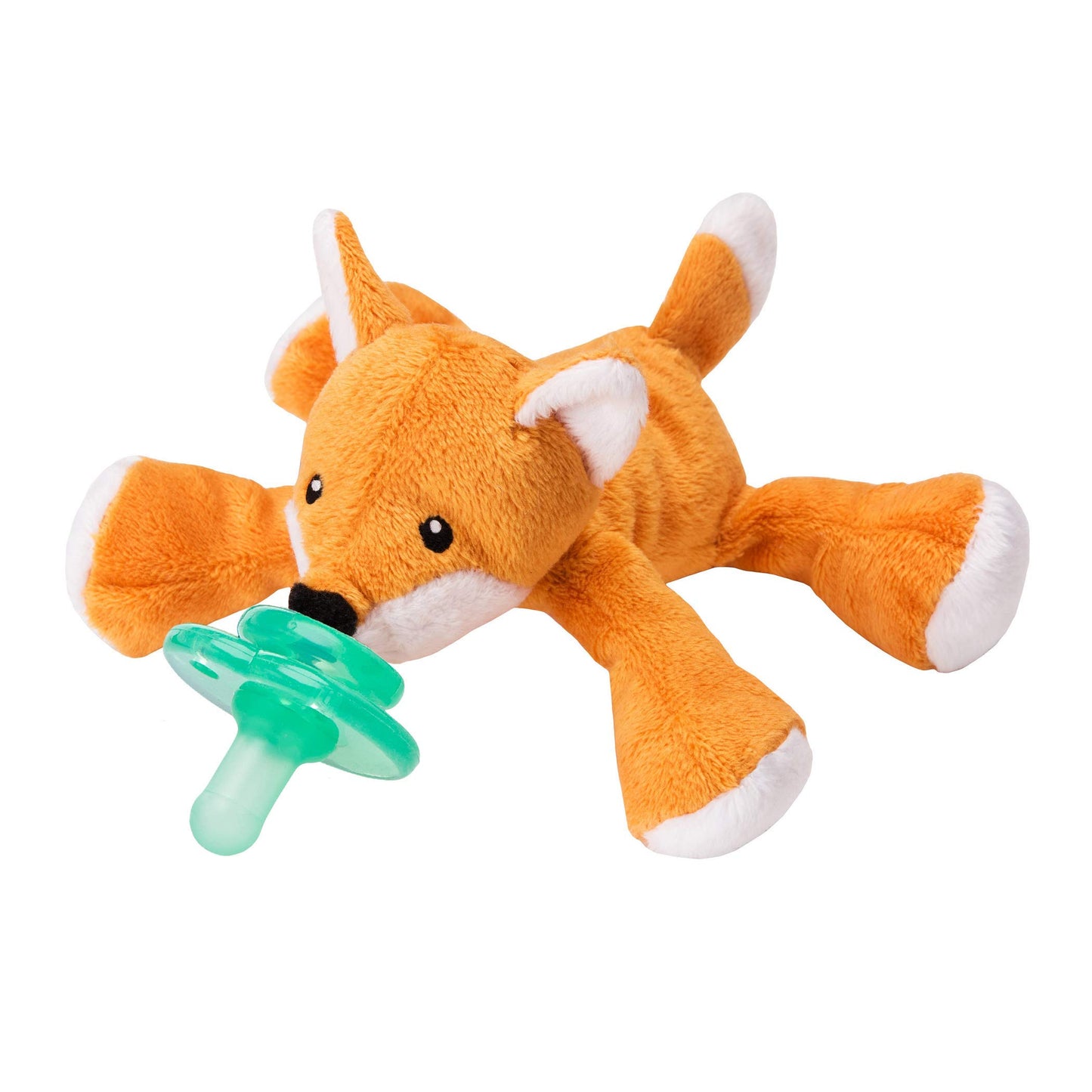 Nookums Paci-Plushies Buddies - Alligator Pacifier Holder - Adapts to Name Brand Pacifiers, Suitable for All Ages, Plush Toy Includes Detachable Pacifier