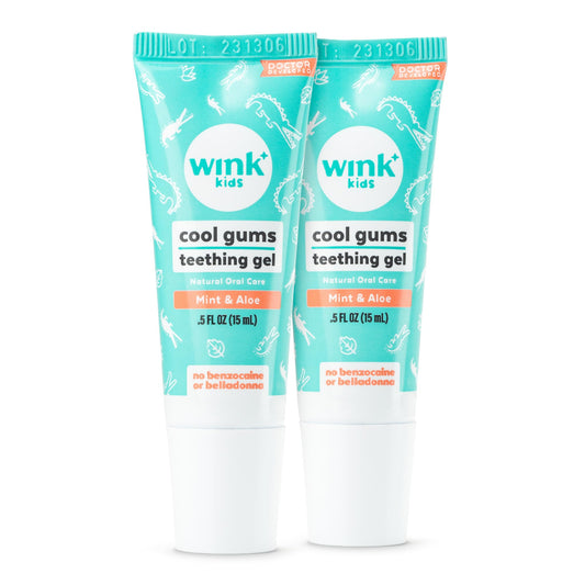 Wink Well Baby Teething Relief for Infants and Kids, Cooling, Soothing Natural Gel for Sore Gums and Other Teething Discomfort, May Be Used As A Toddler Training Toothpaste (15 ml)