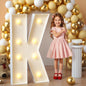 imprsv Marquee Light Up Letters, 3FT Mosaic Letters with Light for Baby Shower Graduation Party Decor, Large A for Engagement Wedding Party Decorations (Need to Assemble)