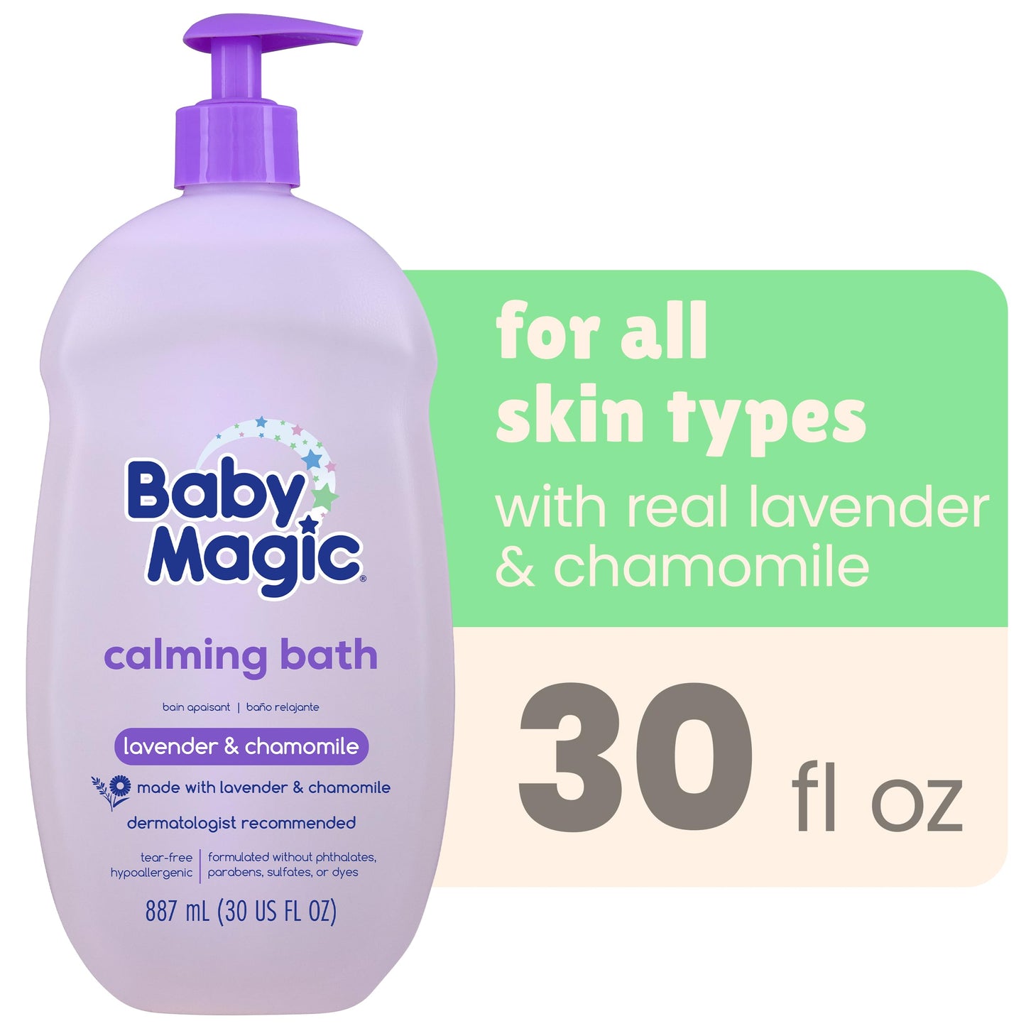 Baby Magic Calming Baby Bath, 16.5 Fl Oz