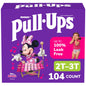 Pull-Ups Girls' Potty Training Pants, Size 4T-5T Training Underwear (38-50 lbs), 56 Count