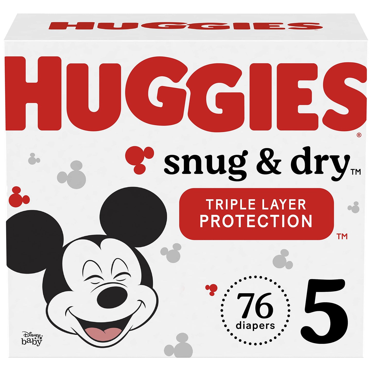 Huggies Size 1 Diapers, Snug & Dry Newborn Diapers, Size 1 (8-14 lbs), 38 Count, Packaging May Vary