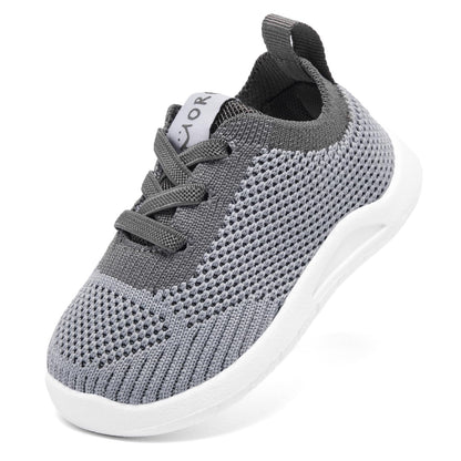 MORENDL Toddler Shoes Baby Walking Sock Shoes Infant Sneakers 0-4 Years Boy Girl Barefoot Tennis Shoe Non-Slip Brethable