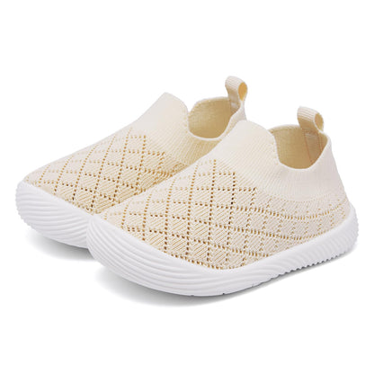 MORENDL Baby Shoes Toddler Walking Sock Shoes Non-Slip Breathable Boys & Girls Sneakers Infant Tennis Shoes