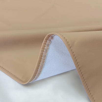 2 Pack Baby Leather Changing Mat, Waterproof Portable Diaper Changing Pad for Home, Wipeable Foldable Baby Travel Mat Fits Perfectly in Diaper Bag, 30 x 17 inches, Off White and Blue
