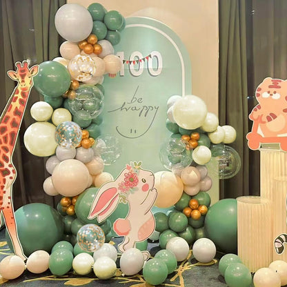 Boho Balloon Garland Arch Kit, 156Pcs Dusty Pink Pastel Brown Metallic Champagne Gold White Balloons for Wedding Baby Bridal Shower Engagement Anniversary Birthday Decorations