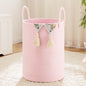 Laundry Basket,Woven Cotton Rope Laundry Hamper,60L for Decor Storage of Dirty Clothes,Toys and Blankets in Bathroom,Baby Room and Living Room