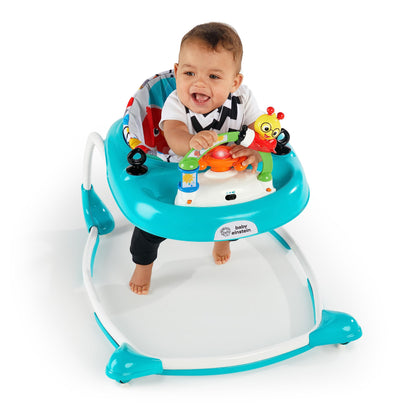 Baby Einstein Sky Explorers Baby Walker Activity Center and Sensory Play Learning-Toy with Lights, Songs and Sounds, Age 6 Months+, Blue