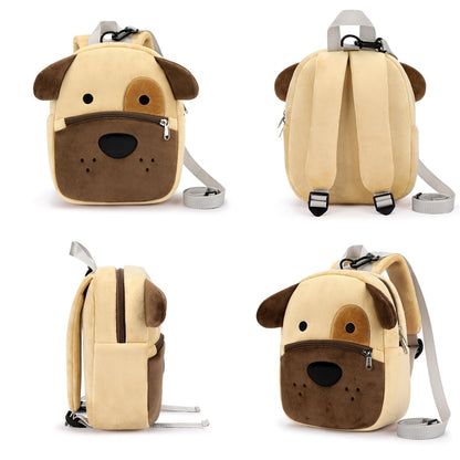 mibasies Toddler Backpacks for Girls 2-4: Plush Backpack -3D Animal Cartoon Mini Travel Bag -10 inch Toddler Backpack Leash