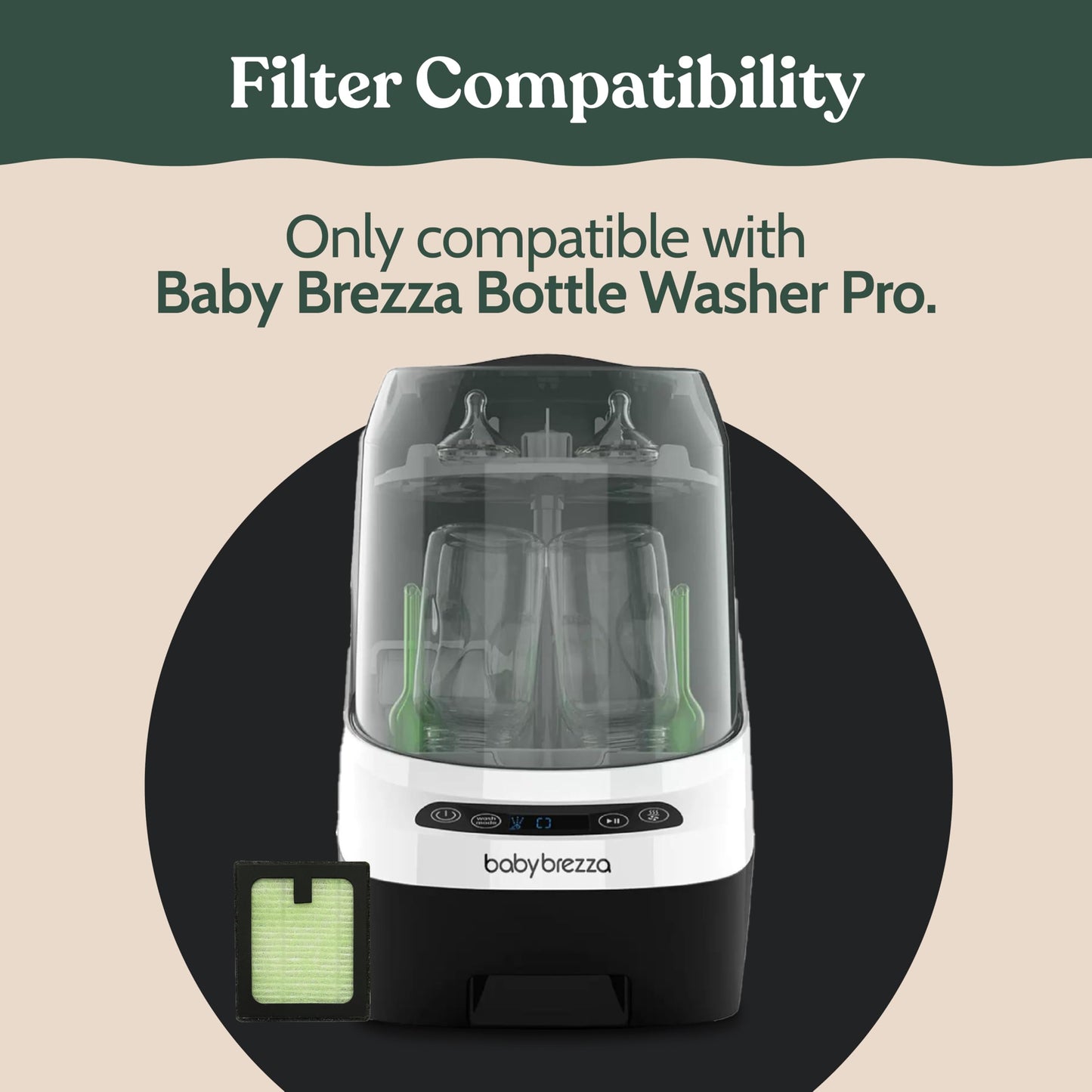 Roobi Detergent Tablets Compatible with Baby Brezza Bottle Washer Pro. Removes Milk Residue & Odor, Hypoallergenic Carbon Neutral Formula. 120 Count.
