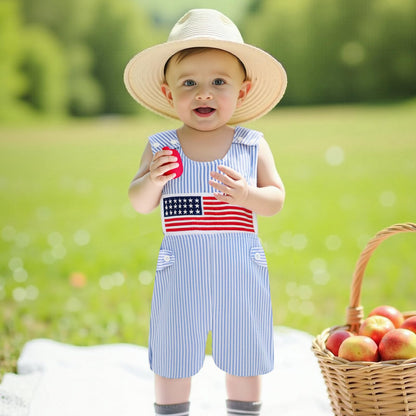 YINGISFITM Newborn Baby Boy Clothes Sailboat Overalls Sleeveless Jumpsuit Infant Bodysuit Toddler Outfits