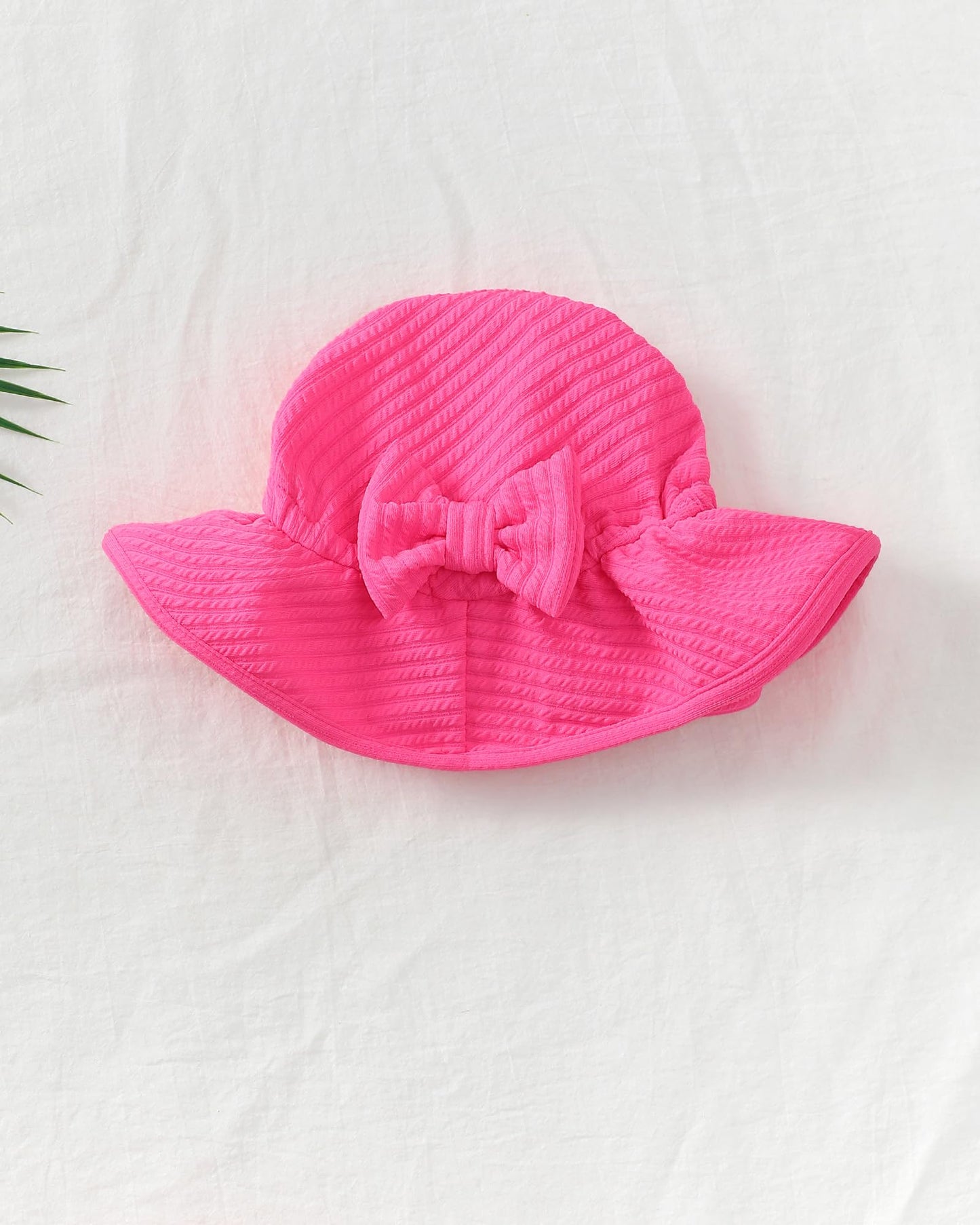 Mioglrie Baby Infant Swimsuit Girl Toddler Bathing Suit Girl Summer Beach Bikini Tankini Swimwear Hat 3-24 Months 2t-5t
