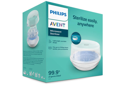 Philips Avent Baby Bottle Sterilizer and Dryer Premium, Removes 99,9% of Bacteria, Chemicals Free, Capacity 6 Bottles/Teats/Accessories, Modular Space Saving Design, Model SCF293