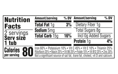 Gerber 2nd Foods Tubs Breakfast Cereal Variety Pack, 3 Pear Cinnamon Oatmeal, 3 Apple Banana Oatmeal, 3 Apple Banana Mixed, 3 Apple Mango Rice, 3 Apple Strawberry Blueberry, 15 CT