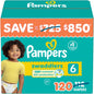 Pampers Baby Diapers - Swaddlers - Size 1, 198 Count, Ultra Absorbent Disposable Infant Diaper