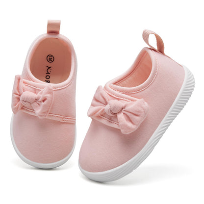 MORENDL Baby First Walking Shoes Toddler Slip On Shoes Infant Mesh Breathable Sneakers
