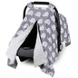 Rquite Car Seat Cover Baby, Carseat Covers Baby Boy, Minky Infant Car Seat Cover Winter, Peekaboo Opening Car Seat Canopy, Multi-use Baby Carrier, Stroller, Nursing Cover, Minky Blanket, Dinosaur
