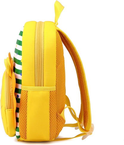 Toddler Backpack Neoprene Zoo Kids Casual Backpack Water Resistance Kindergarten Preschool Bags for Little Boys Girls (Giraffe)