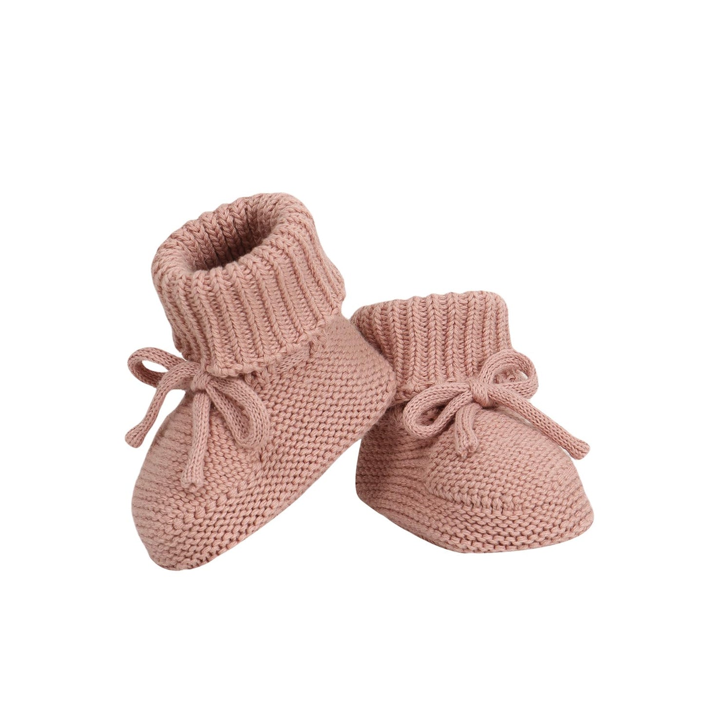 Hadetoto Baby Booties Newborn First Walkers Cozy Shoes Warm Knit Soft Booties for Toddler Infant Boy Girl