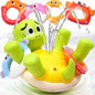 Sizobi Baby Bath Toys, Rechargeable Turtle Bath Toy Sprinkler for Kids Toddler with 5 Rings, Bathtub Fountain Spray Toy for Baby, Mold Free Bath Toys for Kids Ages 1-3 4 5 6 Year Old Girl Boys Gifts