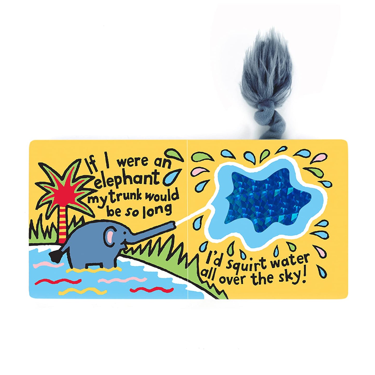 Jellycat If I were a Dinosaur: A Touch and Feel Board Book Children's Book - Baby Gift