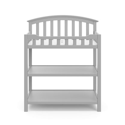 Graco Changing Table with Water-Resistant Changing Pad (White) – GREENGUARD Gold Certified, Multi Storage Nursery Changing Table for Infants and Babies