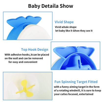 Cute Frog Potty Training Urinal for Boys with Funny Aiming Target - Coffee