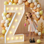 imprsv Marquee Light Up Letters, 3FT Mosaic Letters with Light for Baby Shower Graduation Party Decor, Large A for Engagement Wedding Party Decorations (Need to Assemble)