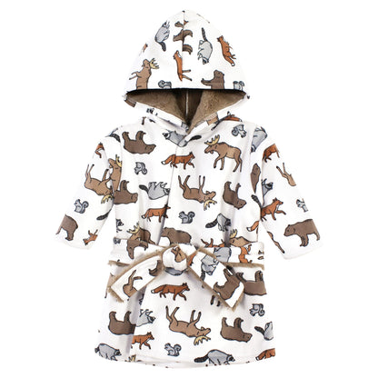 Hudson Baby Unisex BabyMink with Faux Fur Lining Pool and Beach Robe Cover-ups