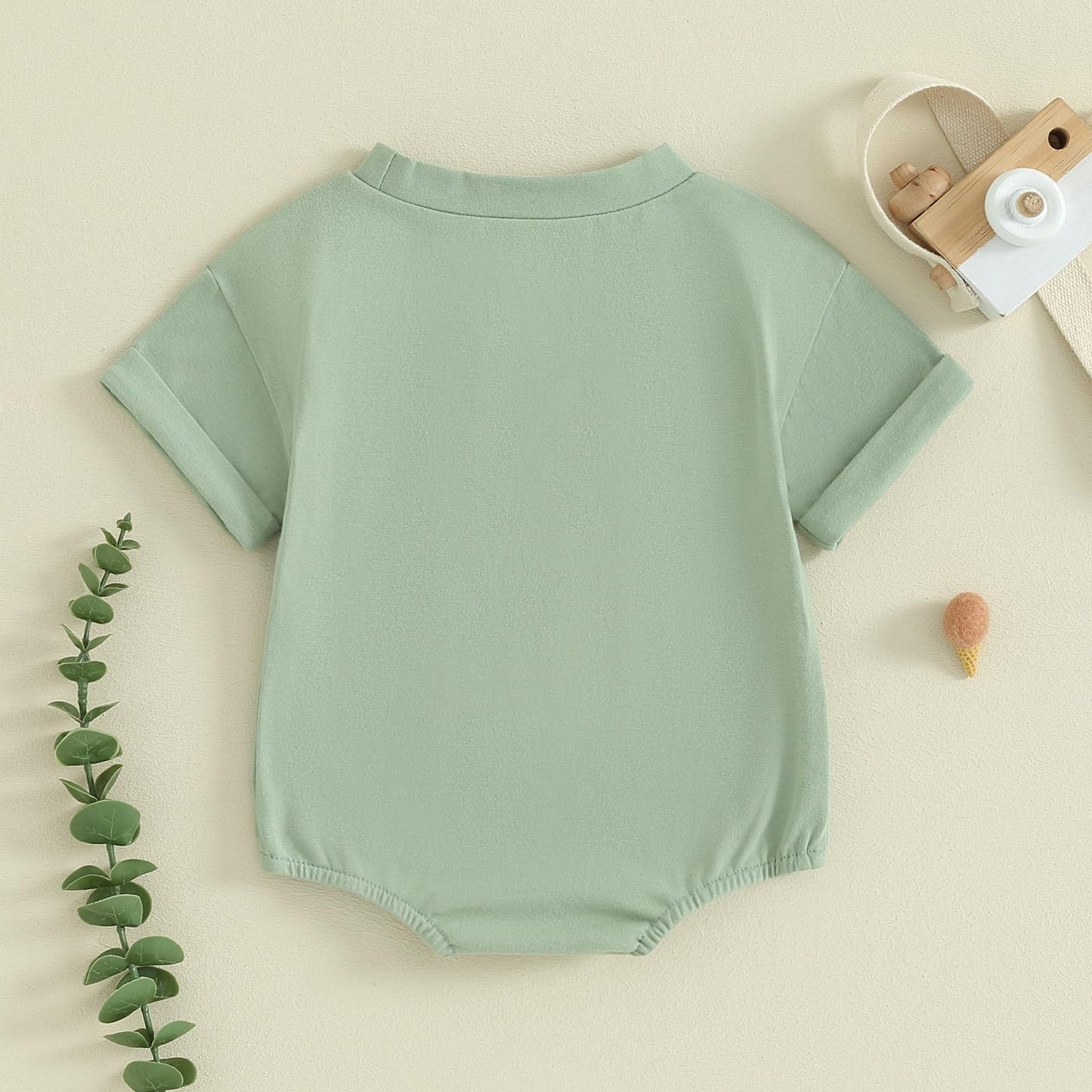 Newborn Infant Baby Boy Summer Outfit Mamas Boy Baby Clothes Boy Oversized Romper Shirts Short Sleeve Onesie