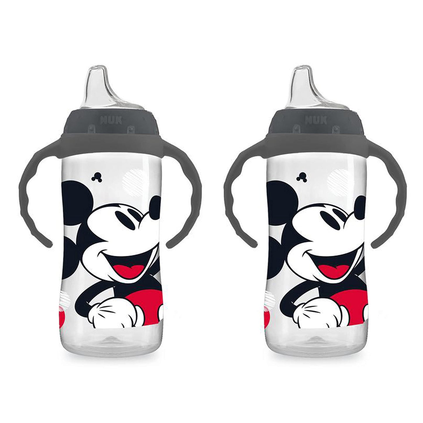 NUK Learner Cup, 10 oz, 8+ Months, 2 Count – BPA Free, Spill Proof Sippy Cup