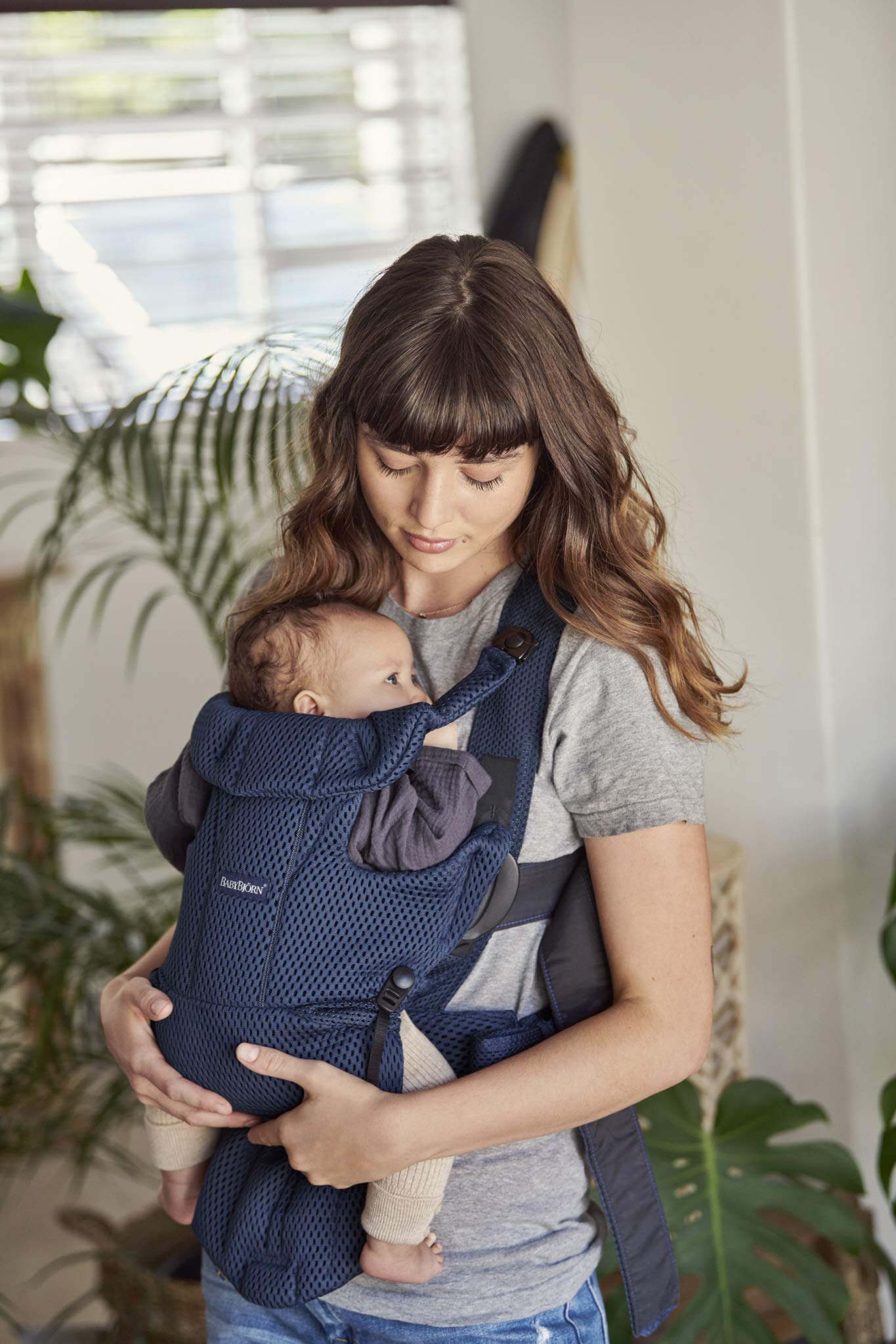 BabyBjörn Baby Carrier Free, 3D Mesh, Dusty Pink