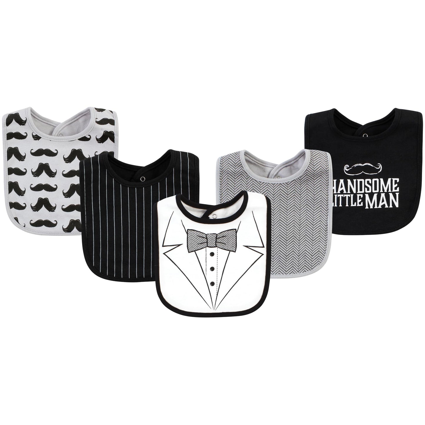Hudson Baby Unisex BabyCotton Bibs