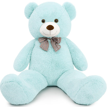 MaoGoLan Giant Big Teddy Bear 4 Feet 47 inch Life Size Tan Plush Bear Brown Stuffed Animal for Children Boyfriend