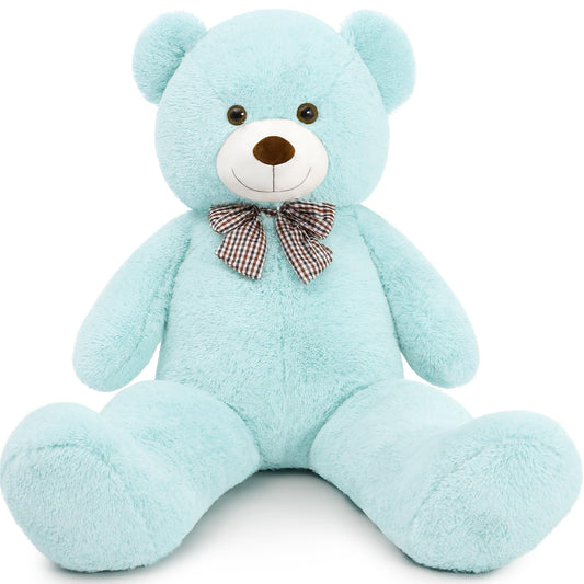 MaoGoLan Giant Big Teddy Bear 4 Feet 47 inch Life Size Tan Plush Bear Brown Stuffed Animal for Children Boyfriend